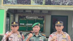 Apel Bersama TNI-Polri di Koramil 1606-04Gerung, Pererat Sinergitas TNI-Polri