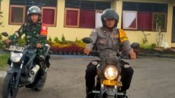 Kompak dan Bersinergi, Bhabinkamtibmas dan Babinsa Kuripan Laksanakan Patroli Bersama