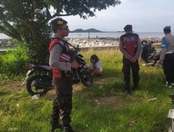 Pantau Obyek Tongkrongan di Sekotong, Upaya harkamtibmas Polsek Sekotong Pada Akhir Pekan