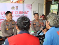Jumat Curhat Kapolres Lombok Barat Bersama Kopaja di Pelabuhan Lembar, Kedepan Intensifkan KRYD