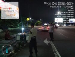 Dalam Rangka Cipta Kondisi, Polsek Gerung Intensifkan Kegiatan Patroli