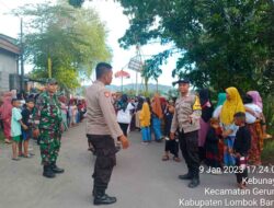 Tradisi Nyongkolan di Dusun Bakong Kebon Ayu, Polsek Gerung Kerahkan Pengamanan