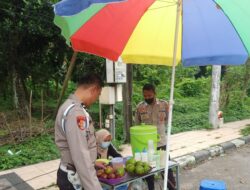 Cegah Segala Bentuk Gangguan Kamtibmas, Polsek Kediri  Lakukan Patroli Dialogis di Desa Kediri