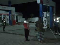 Berikan Imbauan Kepada Petugas Jaga, dalam Kegiatan Patroli Rutin Blue Light Polsek Sekotong