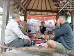 Polsek Kuripan Gelar Kegiatan Jumat Curhat Bersama Tokoh Pemuda dan Warga untuk Bahas Kerawanan di Tahun Politik