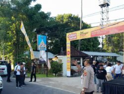 Polsek Batulayar Lakukan Pengamanan pada Kegiatan Jalan Sehat dan Salon Kuliner di Sea View Hotel Aruna Senggigi