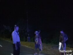 Polsek Gerung Gelar Patroli Terjadwal untuk Ciptakan Kondusifitas Wilayah Hukum