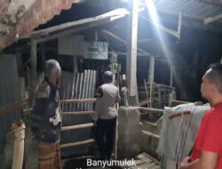 Polsek Kediri Giat Patroli di Kandang Kumpul Warga untuk Cegah Pencurian Hewan