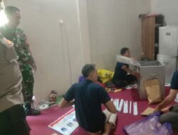 Kapolsek Lembar Pimpin Pengamanan Penyimpanan Surat Suara Pilkades di Desa Labuan Tereng