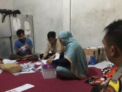 Polsek Lembar Pantau dan Monitor Pelipatan Kartu Suara Pilkades Serentak 2023