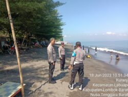 Giat Rutin Patroli Polsek Labuapi, Antisipasi Penyalahgunaan Narkoba dan Wujudkan Keamanan Kamtibmas