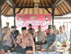 Kapolsek Kediri Jalin Silaturahmi dengan Tokoh Masyarakat dan Kadus dalam Kegiatan Jumat Curhat di Desa Jagaraga Indah