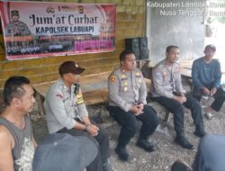 Kapolsek Labuapi Gelar Program Jum’at Curhat untuk Mendengarkan Keluhan Masyarakat Dusun Tangkeban