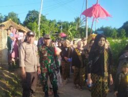 Pengamanan Nyongkolan oleh Polsek Lembar, Melestarikan Tradisi Adat di Lombok Barat dengan Aman