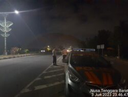 Polsek Labuapi Gelar Patroli Blue Light untuk Ciptakan Keamanan yang Aman dan Kondusif