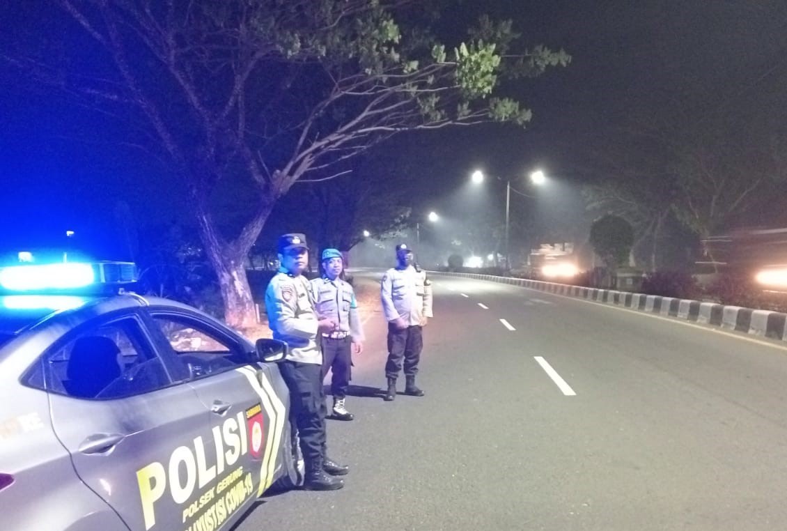 Patroli Terjadwal Polsek Gerung di Bypass Bil I dan Bypass Bil II Hingga di Perbatasan