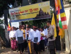 Polres Lombok Barat Jaga Perayaan Waisak 2567 BE di Mareje