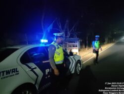 Polres Lombok Barat Gencar Patroli Malam: Menjaga Keselamatan Berlalu Lintas dan Berantas Balap Liar