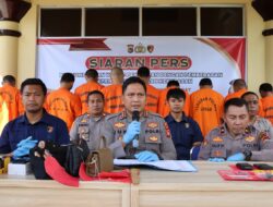 Modus Operandi Beragam, Polres Lombok Barat Berhasil Tangkap 12 Tersangka Pencurian