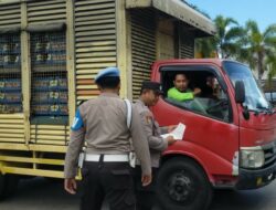 Personil Polsek Kawasan Pelabuhan Lembar Berhasil Amankan Pemeriksaan Bongkaran Kapal di Pelabuhan Lembar NTB