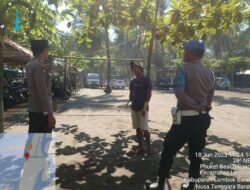 Polsek Lembar Berpatroli Obyek Wisata untuk Meningkatkan Keamanan dan Keselamatan Masyarakat