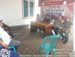 Kapolsek Labuapi Gelar Program Jumat Curhat untuk Meningkatkan Sinergi dengan Masyarakat