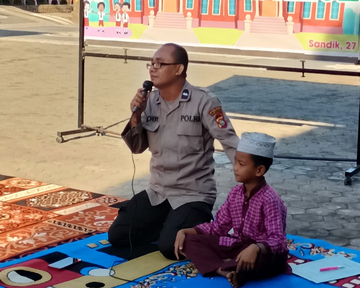 Berantas Bullying, Polsek Batulayar dan SDN 1 Sandik Gelar Sosialisasi Iklim Keamanan Sekolah