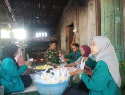 Babinsa Golong Koramil 1606-08/Naramada dan Mahasiswa UIN Mataram Kunjungi UMKM Tape Singkong