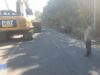 Kapolsek Lembar Pengaturan Lalu Lintas untuk Perbaikan Jalan Provinsi NTB Berjalan Aman dan Lancar