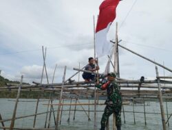 Bendera Merah Putih Berkibar di Keramba: Masyarakat Nelayan Labuan Tereng Rayakan Kemerdekaan dan Kebersamaan HUT RI ke-78