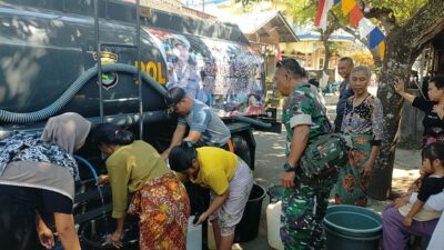 Komitmen Sinergi TNI-Polri dan Pemerintah Kecamatan Atasi Kekurangan Air Bersih di Desa Batu Mekar, Lombok Barat