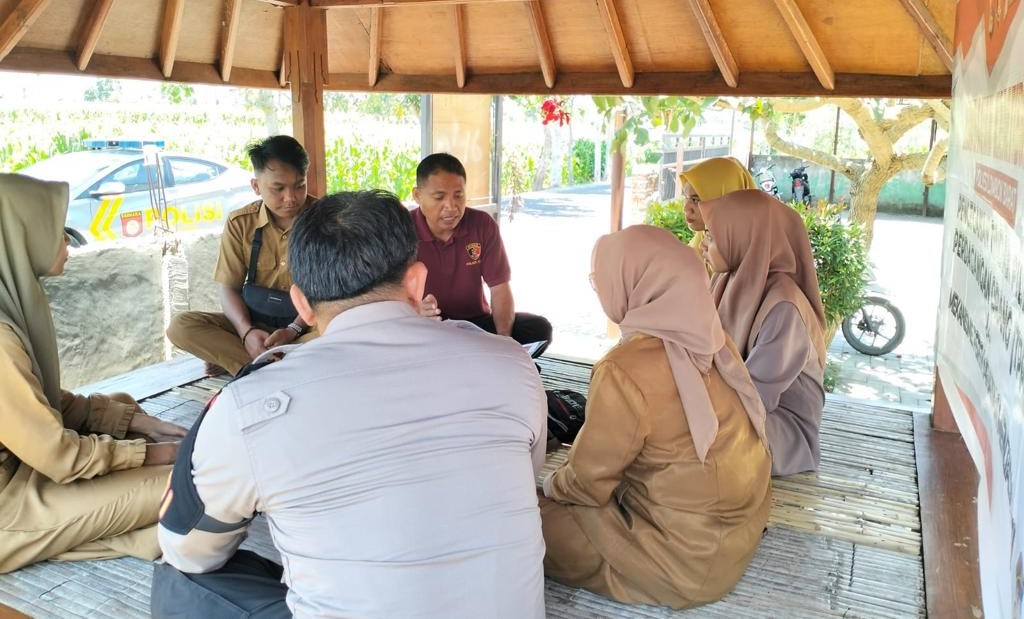 Polsek Kediri Sosialisasikan TPPO kepada Masyarakat Desa Lelede