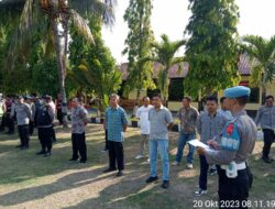 Polres Lombok Barat Gelar Apel Pasukan Operasi Mantap Brata Rinjani 2023