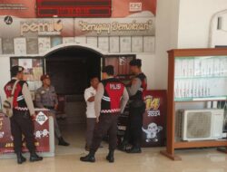Polres Lombok Barat Gelar Patroli di Kantor KPU Antisipasi Gangguan Kamtibmas Pemilu 2024