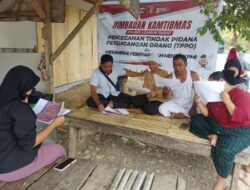 Polsek Sekotong Sosialisasi TPPO di Sayong Daye, Lombok Barat