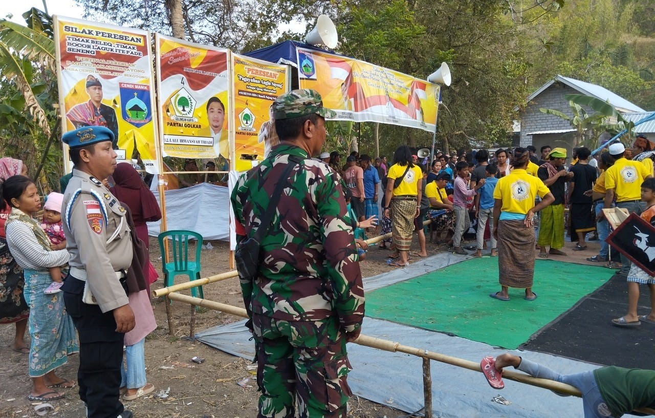 Presean Paguyuban Angin Sayong Berlangsung Aman dan Kondusif