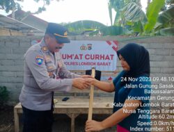 Kasat Binmas Polres Lombok Barat Hadiri Curhat Warga Dusun Lintak Buwur
