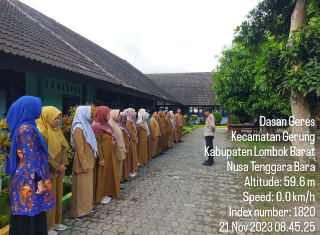 Polres Lombok Barat Gelar Sosialisasi Pemilu 2024 kepada Tenaga Pendidik