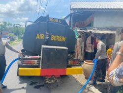 Bantuan Air Bersih untuk Warga Kuripan Selatan, Polri Tunjukkan Kepedulian