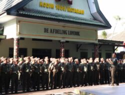 Sampaikan Penekanan KSAD: Dandim 1606 Mataram Berikan Arahan Pada Anggota dan Staf se Kodim 1606 Mataram
