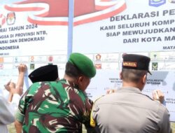 TNI dan Polri Bersatu Demi Keberhasilan Pemilu 2024 di NTB
