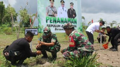 Upaya Nyata Pemerintah, TNI-Polri beserta elemen masyarakat lainnya: Komitmen Penanaman 10 Juta Pohon sebagai Langkah Awal Pelestarian Lingkungan