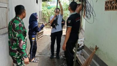 Kerjasama Sukses: Babinsa Babussalam dan BPN Bersatu dalam Mempercepat Proses Pengukuran Tanah Warga