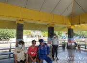 Kegiatan Patroli Polairud di Pelabuhan Penyebrangan Senggigi, Berikan Edukasi Pemilu 2024 yang Kondusif