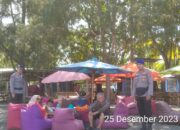 Polair Polres Lombok Barat Kawal Aman Objek Wisata Pantai Cemare