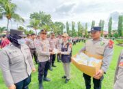 Polres Lombok Barat Bagikan Bekal Kesehatan untuk Personel Operasi Mantap Brata Rinjani 2023
