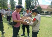 Polres Lombok Barat Bagikan Bekal Kesehatan untuk Personil Operasi Mantap Brata Rinjani