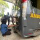 Polres Lombok Barat Dukung Pengamanan Kampanye Pemilu dengan Mobil Ambulance