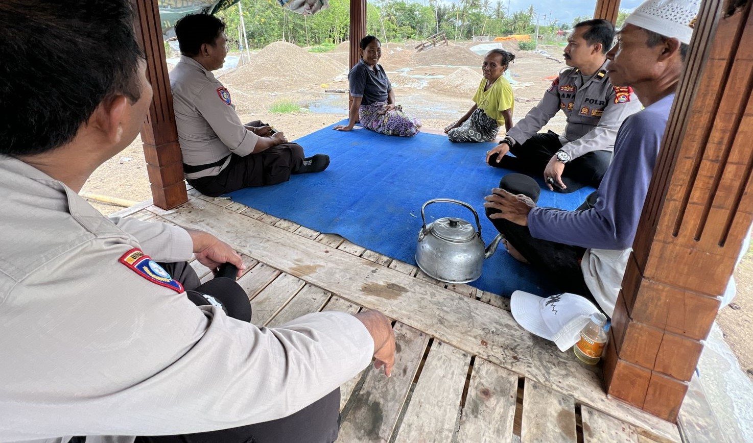 Polres Lombok Barat Edukasi Tahapan Pemilu 2024 ke Buruh dan Tokoh Masyarakat