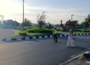 Polres Lombok Barat Gelar Kegiatan Gatur dan Patroli untuk Jaga Kamseltibcarlantas Jelang Pemilu